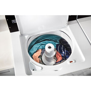 Maytag 27 in. 3.5 cu. ft. Top Load Washer with Dual-Action Agitator & Power Wash Cycle - White, , hires