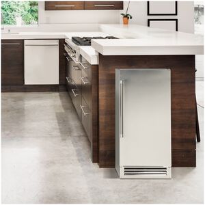 Avanti Elite Series 15 in. Built-In Undercounter Ice Maker with 25 lb. Ice Storage & Digital Control - Stainless Steel, , hires