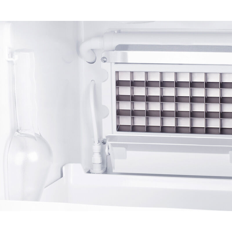 Summit 15 in. Built-In Undercounter Commercial-Use Ice Maker with 25 lb. Ice Storage, Auto-Defrost & Digital Control - Custom Panel Ready, , hires