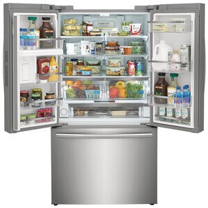 Frigidaire Gallery 36 in. 23.3 cu. ft. Counter Depth French Door Refrigerator with Internal Water Dispenser - Smudge-Proof Stainless Steel, , hires