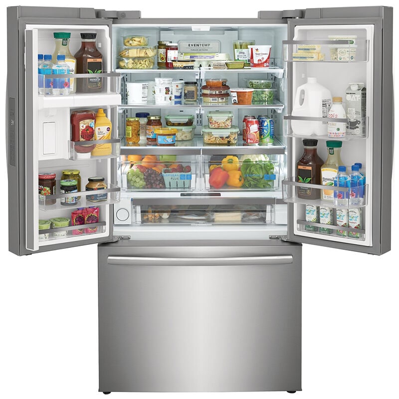 Frigidaire Gallery 36 in. 23.3 cu. ft. Counter Depth French Door Refrigerator with Internal Water Dispenser - Smudge-Proof Stainless Steel, , hires