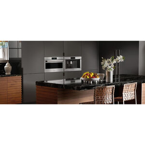 Wolf E Series 30 in. 2.4 cu. ft. Steam Electric Single Wall Oven with Dual Convection - Stainless Steel, , hires