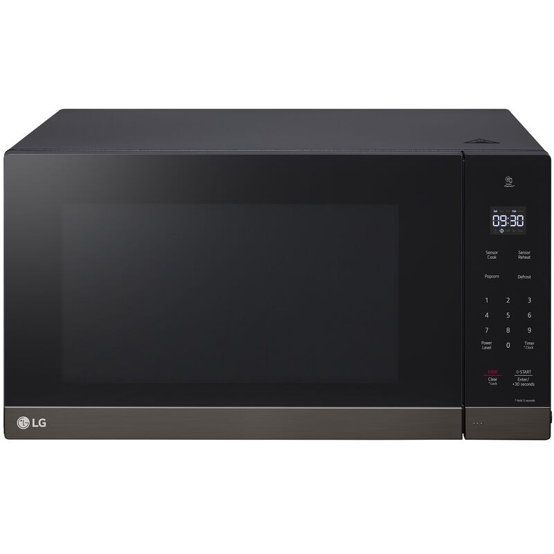 LG 24 in. 2.0 cu. ft. Countertop Microwave with 10 Power Levels & Sensor Cooking Controls - Black Stainless Steel, Black Stainless, hires