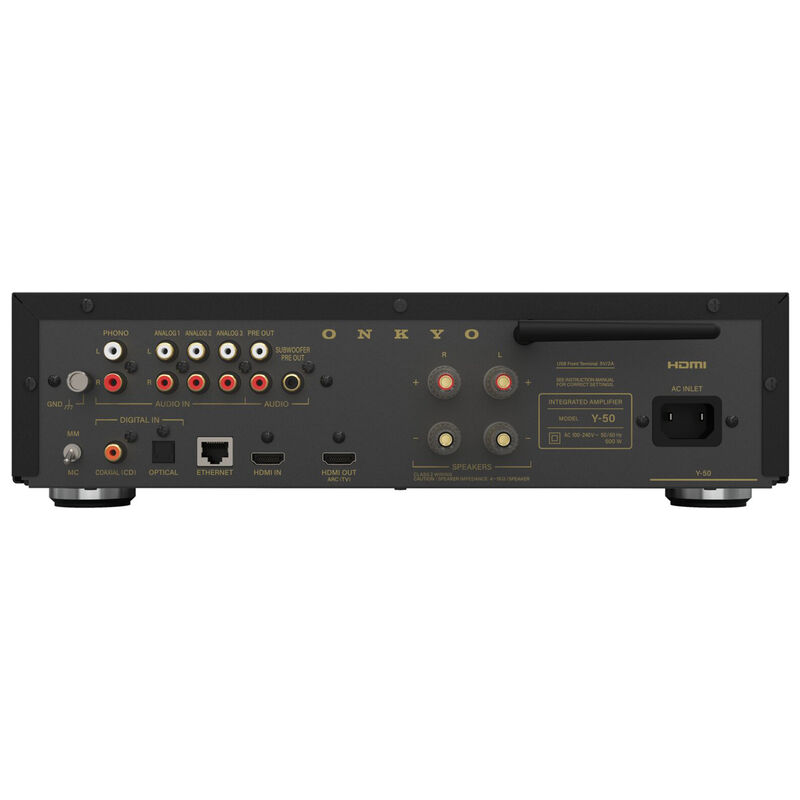 Onkyo Muse Series Y-50 Network Integrated Amplifier - Black, , hires