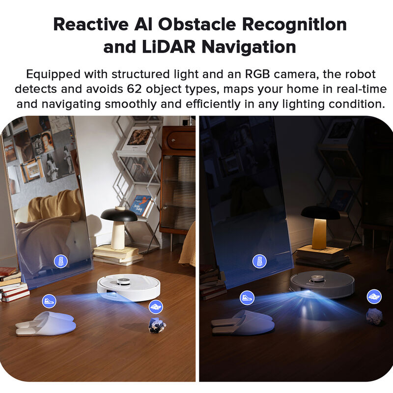 Roborock Qrevo Curv Wi-Fi Connected Auto-Empty Pet Robotic Vacuum/Mop Combo with Voice Control, , hires