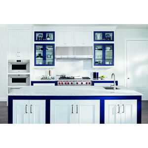 Wolf 48 in. 6.9 cu. ft. Standard Convection Double Oven Gas Range with 6 Sealed Burners & Grill - Stainless Steel, , hires