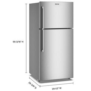 Maytag 30 in. 19.3 cu. ft. Garage-Ready Top Freezer Refrigerator - Fingerprint Resistant Stainless, , hires