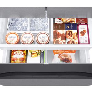 Samsung 36 in. 31.5 cu. ft. Smart French Door Refrigerator with Ice Maker - Fingerprint Resistant Stainless, Fingerprint Resistant Stainless, hires