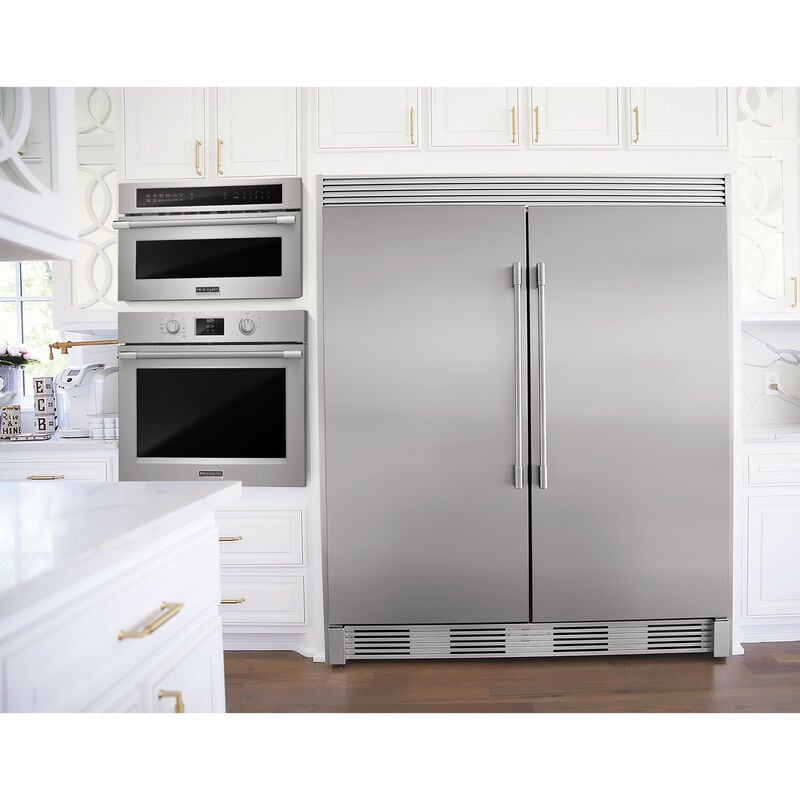 Frigidaire Professional 30 in. 5.3 cu. ft. Steam Electric Single Wall Oven with True European Convection - Stainless Steel, , hires