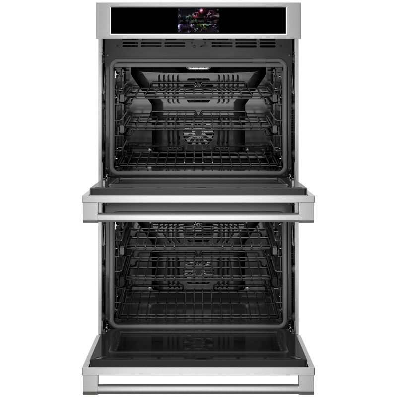 Monogram Statement Series 30" 10.0 Cu. Ft. Electric Smart Double Wall Oven with True European Convection & Self Clean - Stainless Steel, , hires