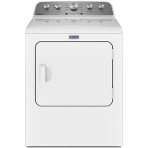 Maytag 29 in. 7.0 cu. ft. Front Loading Gas Dryer with 9 Dryer Programs, 3 Dry Options & Wrinkle Care - White, , hires