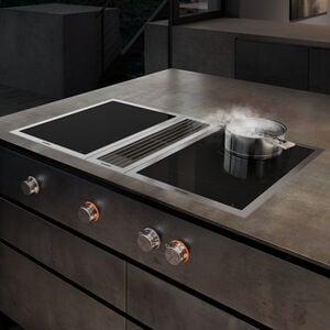 Gaggenau Vario 400 Series 15 in. 1-Burner Natural Gas Cooktop with Simmer Burner & Power Burner - Stainless Steel, , hires