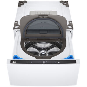LG SideKick 27 in. 1.0 cu. ft. TwinWash Compatible Pedestal Washer - White, , hires