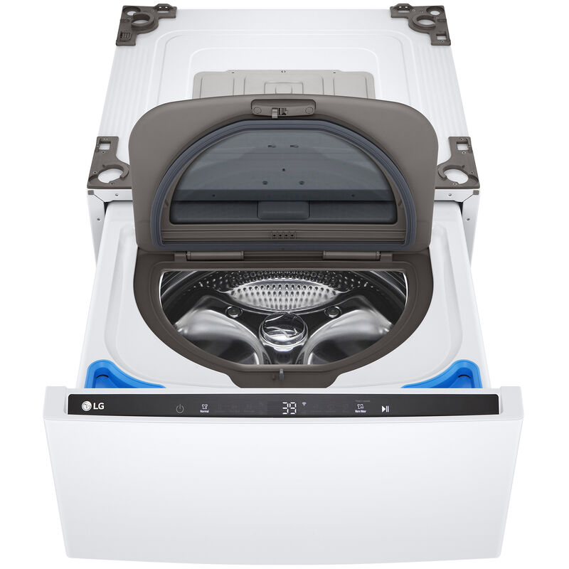 LG SideKick 27 in. 1.0 cu. ft. TwinWash Compatible Pedestal Washer - White, , hires