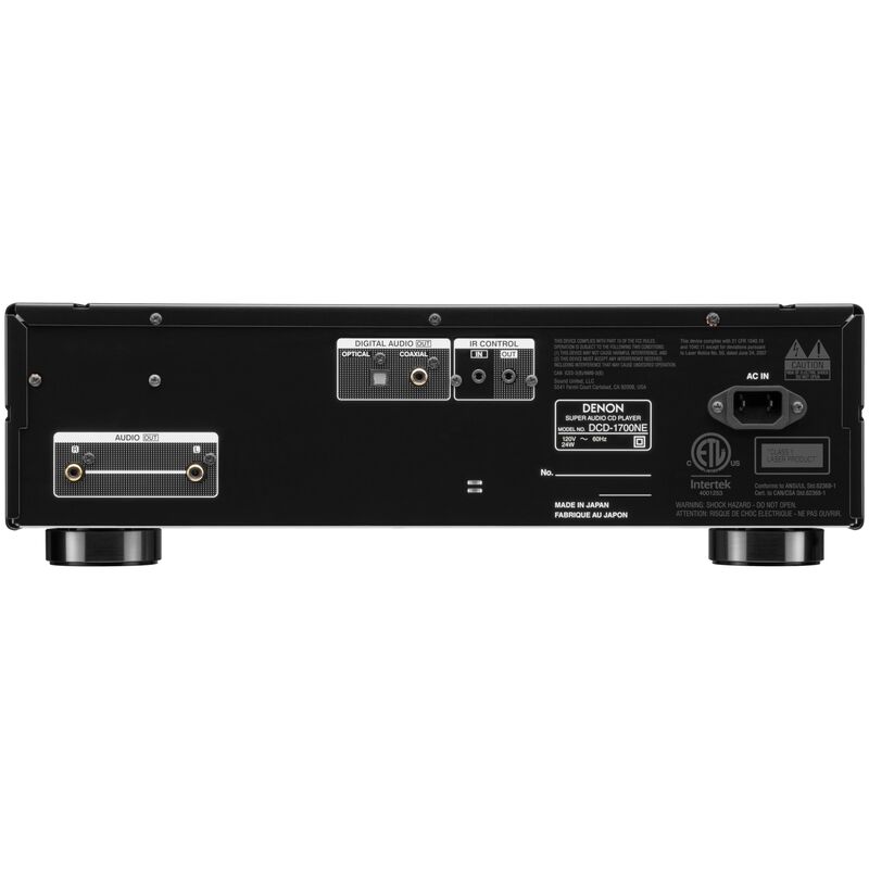 Denon CD/SACD Player with Advanced AL32 Processing Plus - Black, , hires
