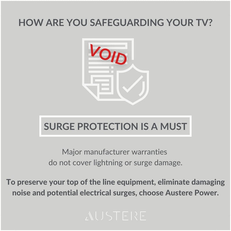 Austere V Series 8-Outlet 3,000 Joules Surge Protector with Fast Charging USB, , hires