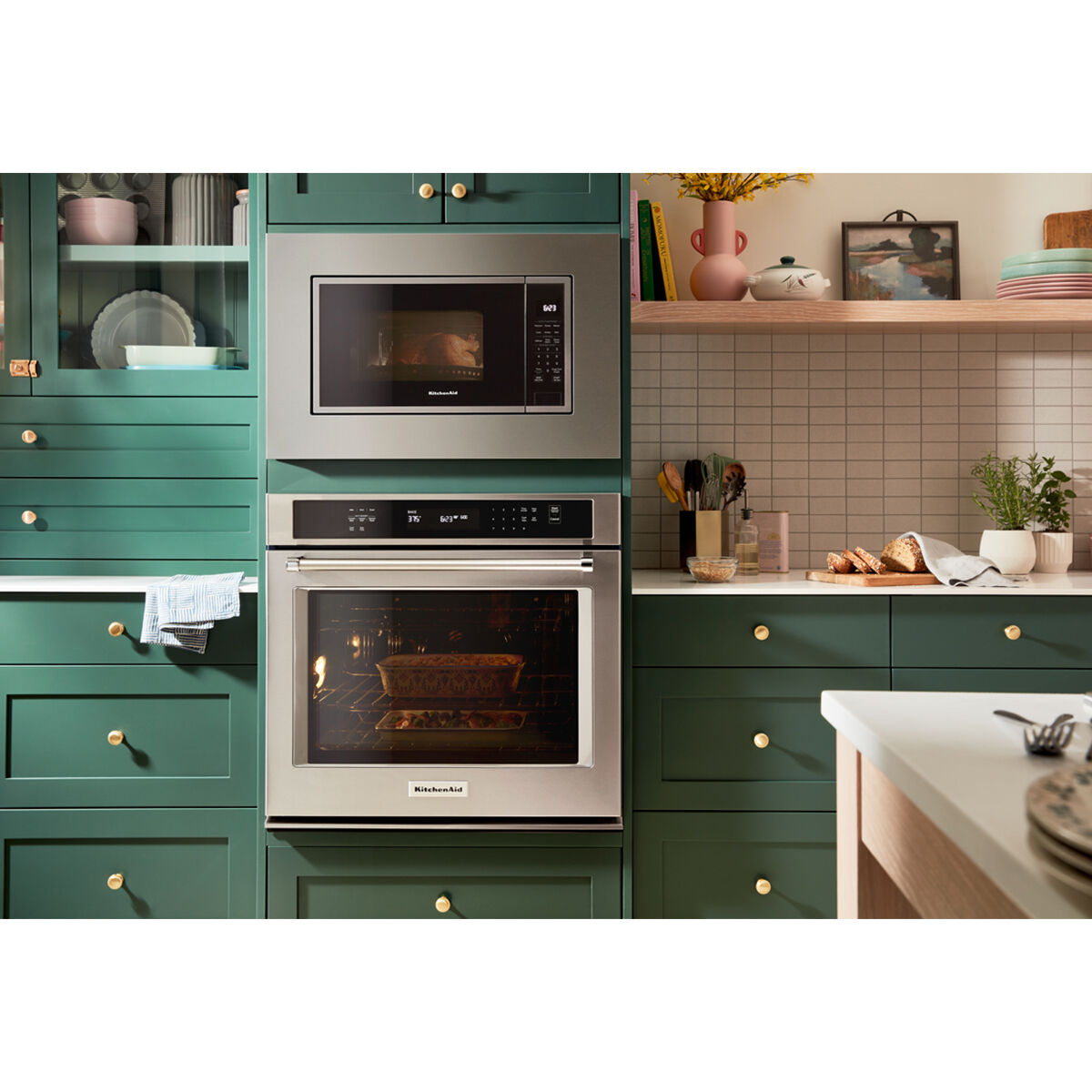 KitchenAid 22 in. 1.5 cu. ft. 1000W Countertop Microwave with