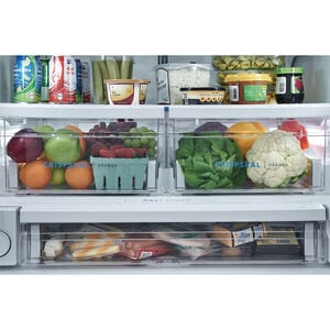 Frigidaire 36 in. 27.8 cu. ft. French Door Refrigerator with Ice & Water Dispenser - Stainless Steel, Stainless Steel, hires