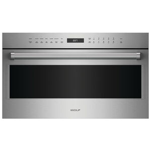 Wolf E Series 30 in. 1.6 cu. ft. Electric Wall Oven with Standard Convection - Stainless Steel, , hires
