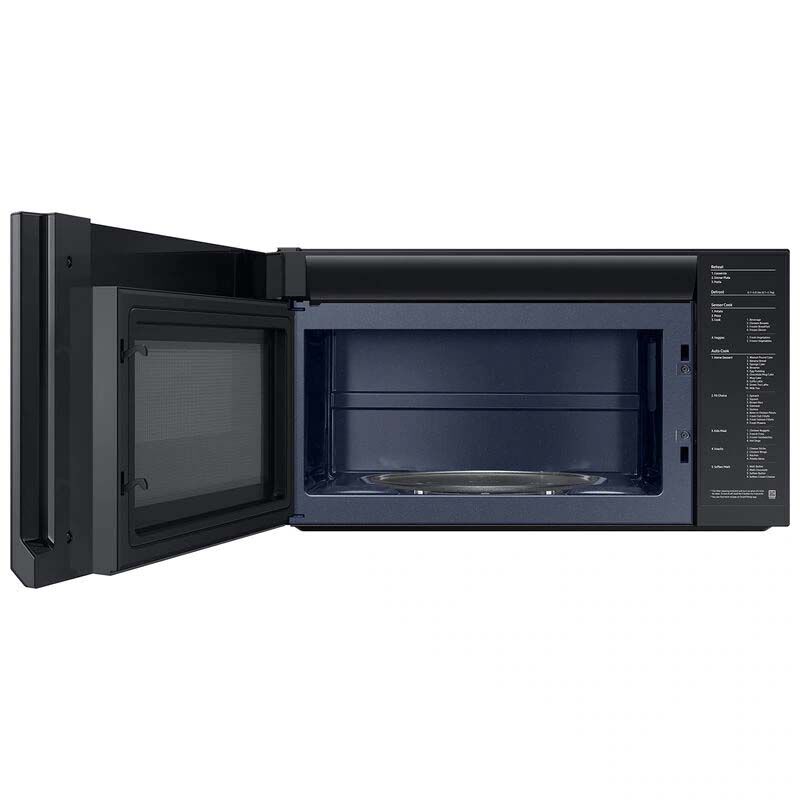 Samsung Bespoke 30 in. 2.1 cu. ft. 1000W Smart Over-the-Range Microwave with 400 CFM & Sensor Cooking - White Glass, White Glass, hires