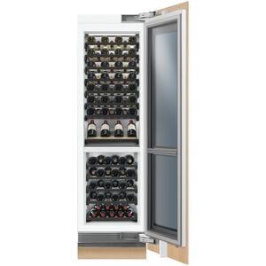 Fisher & Paykel Series 11 24 in. Built-in Column Wine Cabinet with Wood Racks, Dual Temperature Zones & 91 Bottle Capacity - Custom Panel Ready, , hires