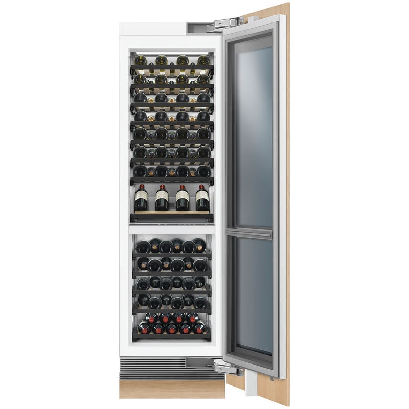 Fisher & Paykel Series 11 24 in. Built-in Column Wine Cabinet with Wood Racks, Dual Temperature Zones & 91 Bottle Capacity - Custom Panel Ready, , hires