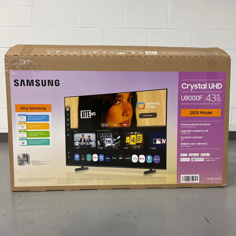 Samsung - 43" Class U8000F LED 4K UHD Smart Tizen TV (Open Box Excellent Condition), , hires