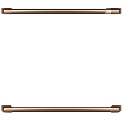 Cafe 2 Piece Handle Kit for Double Wall Ovens - Brushed Copper | CXWD0H0PMCU