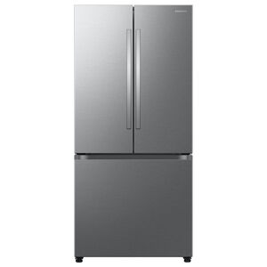 Samsung Bespoke 33 in. 24.5 cu. ft. Smart French Door Refrigerator with Ice Maker - Fingerprint Resistant Stainless Steel, , hires