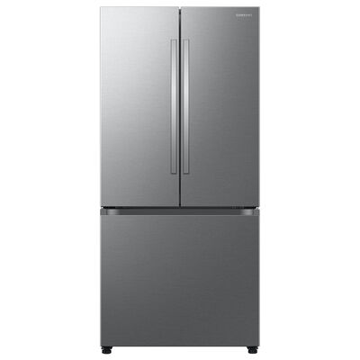 Samsung Bespoke 33 in. 24.5 cu. ft. Smart French Door Refrigerator with Ice Maker - Fingerprint Resistant Stainless Steel | RF25C5A01SR