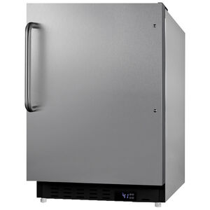 Summit 21 in. 3.5 cu. ft. Undercounter Refrigerator with Towel Bar Handle - Stainless Steel, , hires