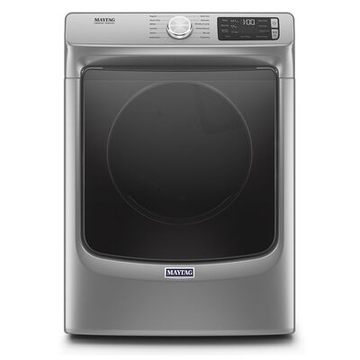 Maytag 27 in. 7.3 cu. ft. Stackable Electric Dryer with Extra Power, Sanitize, Steam & Quick Dry Cycle - Metallic Slate | MED6630HC