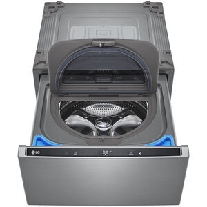 LG SideKick 27 in. 1.0 cu. ft. TwinWash Compatible Pedestal Washer - Graphite Steel, , hires