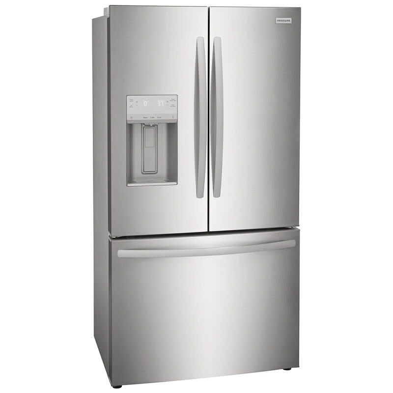 Frigidaire 36 in. 22.6 cu. ft. Counter Depth French Door Refrigerator with Ice & Water Dispenser - Stainless Steel, , hires