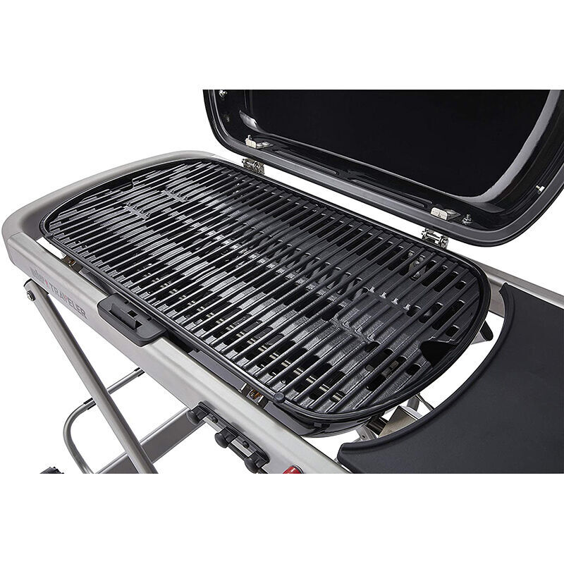 Weber Traveler 1-Burner Portable Liquid Propane Gas Grill - Black, , hires