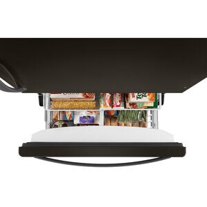 Whirlpool 33 in. 22.1 cu. ft. Bottom Freezer Refrigerator with Ice Maker - Black Stainless, Black Stainless, hires