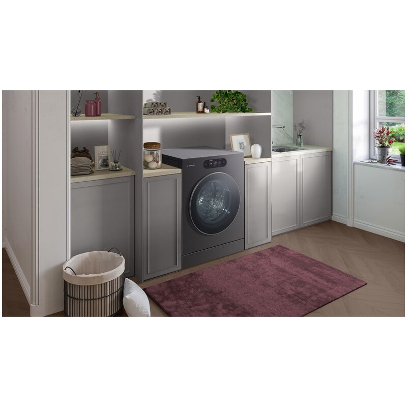 LG SIGNATURE 29 in. 5.8 cu. ft. Smart Electric Front Load Ventless All-in-One Washer/Dryer Combo with TurboWash 360 Technology, Sensor Dry, Sanitize & Steam Cycle - Brushed Black Steel, , hires