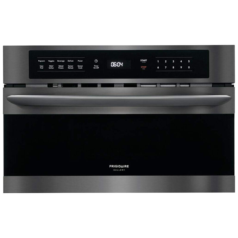 Frigidaire Gallery Series 30inch 1.6 Cu. Ft. Built-In Microwave with 9 Power Levels & Sensor Cooking Controls - Black Stainless Steel