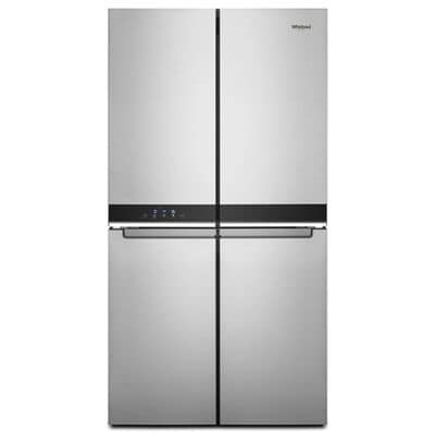 Whirlpool 36 in. 19.4 cu. ft. Counter Depth 4-Door French Door Refrigerator with Ice Maker - Fingerprint-Resistant Stainless Finish | WRQA59CNKZ