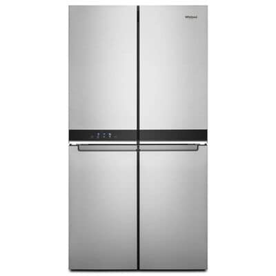 Whirlpool 36 in. 19.4 cu. ft. Counter Depth 4-Door French Door Refrigerator - Stainless Steel | WRQA59CNKZ