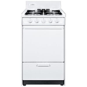 Summit 20 in. 2.5 cu. ft. Gas Range with Open Burners - White, , hires