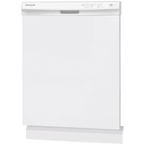 Frigidaire 24 in. Front Control Dishwasher with 54 dBa Sound Level, MaxDry & Pocket - White, White, hires