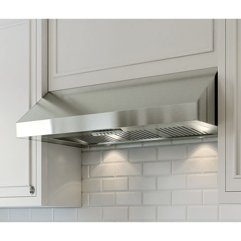 XO 48 in. Canopy Pro Style Range Hood with 3 Speed Settings, 1000 CFM & 2 LED Lights - Stainless Steel, , hires