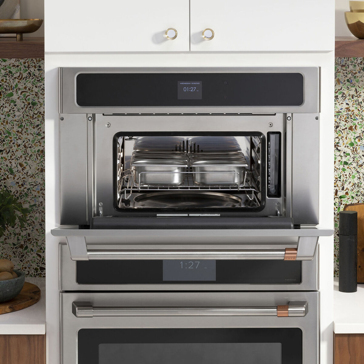 Steam clean best sale cafe oven