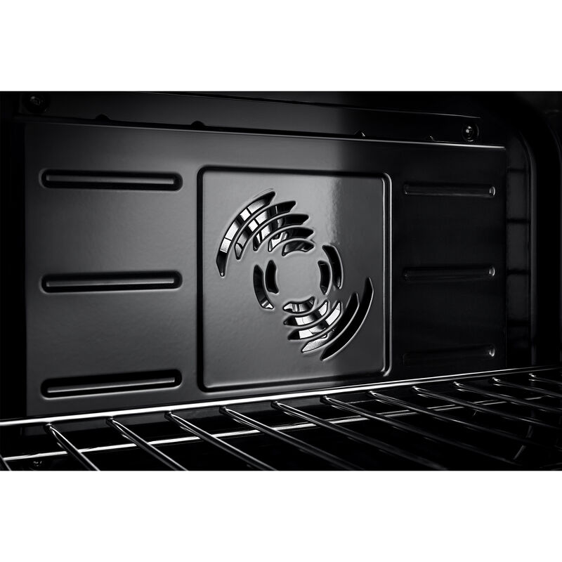 JennAir Rise Series 30 in. 6.4 cu. ft. Air Fry True European Convection Slide-In Electric Range with 4 Induction Burners - Stainless Steel, , hires