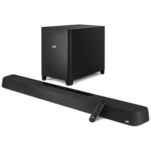 Polk MagniFi Max AX Flagship Dolby Atmos & Dts:X Sound Bar with Wireless Subwoofer - Black, , hires