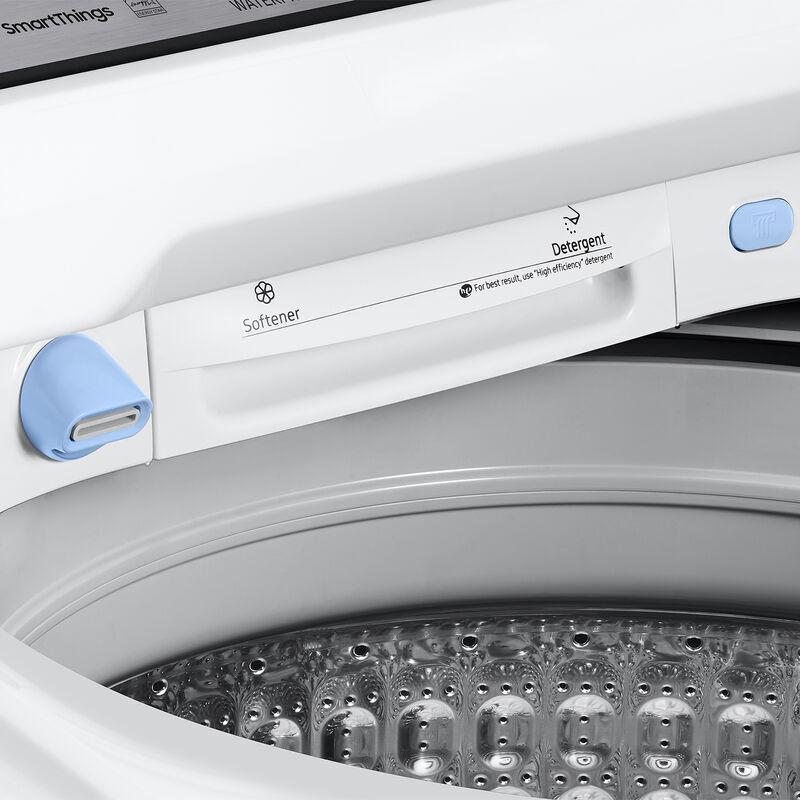 Samsung 27 in. 5.5 cu. ft. Smart Top Load Washer with Super Speed Wash - White, White, hires