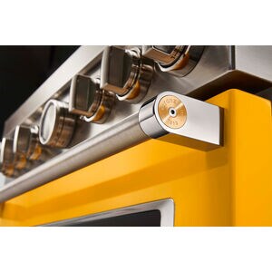 KitchenAid Gold Commercial-Style Range Handle Medallion Kit, , hires