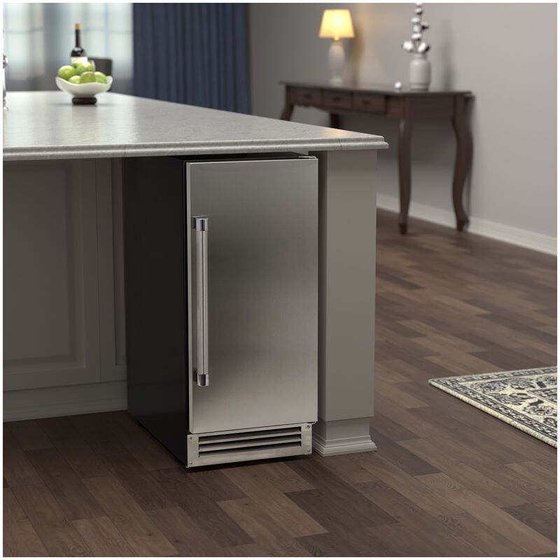 Avanti Elite Series 15 in. Built-In Undercounter Ice Maker with 25 lb. Ice Storage & Digital Control - Stainless Steel, , hires