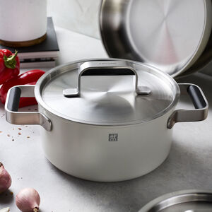 ZWILLING Pure 8-pc Stainless Steel Cookware Set - Ivory, Ivory, hires